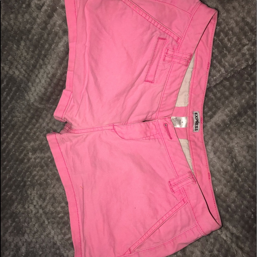 Express pink shorts